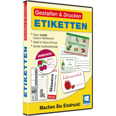 Gestalten & Drucken Etiketten