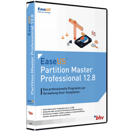 EaseUS Partition Master Professional 12.8