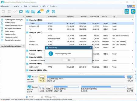 EaseUS Partition Master Professional 12.8