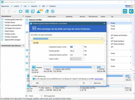 EaseUS Partition Master Professional 12.8