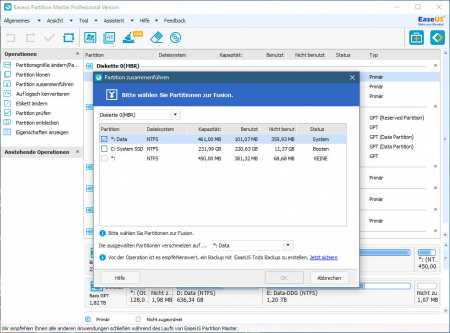 EaseUS Partition Master Professional 12.8