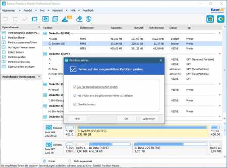 EaseUS Partition Master Professional 12.8