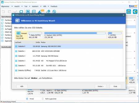 EaseUS Partition Master Professional 12.8