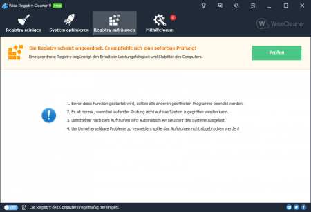 Wise Registry Cleaner