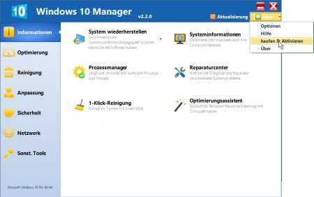 Windows 10 Manager