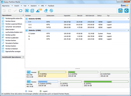 EaseUS Partition Master Professional 12.8