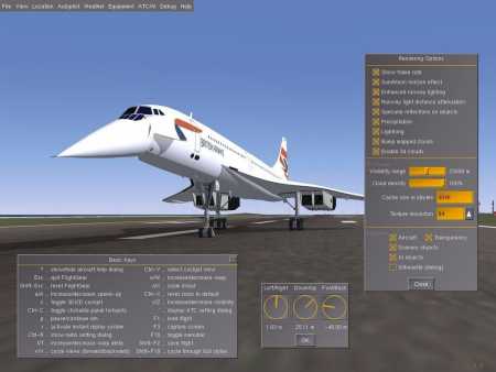 FlightGear - Der Flug Simulator Screen