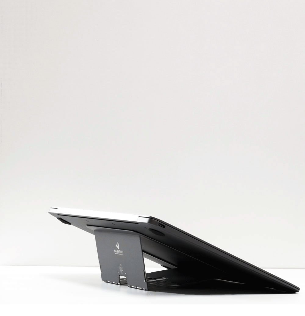 Majextand - Ständer für MacBook / Laptop 8 Laptop-Ständer günstig online kaufen bei Inter Commerce. Onlineshop für Software, Bücher, Games MAJEXTAND - Positionen